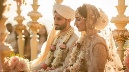 Cinematic wedding photography